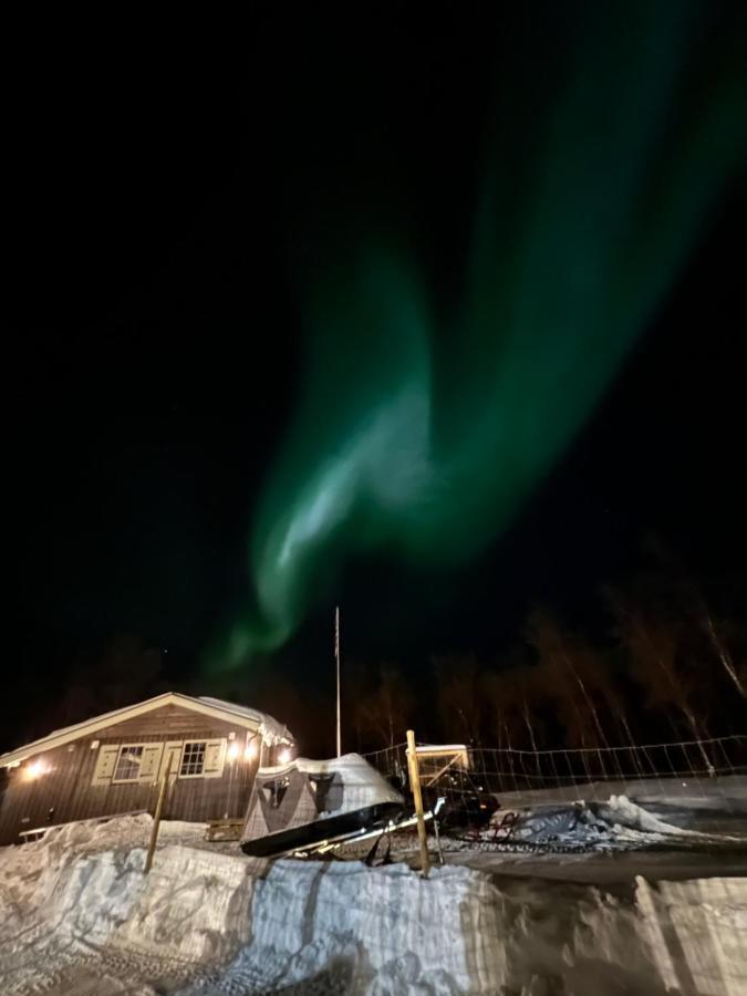 Vila Stor Hytte I Olderfjord Russenes Exteriér fotografie